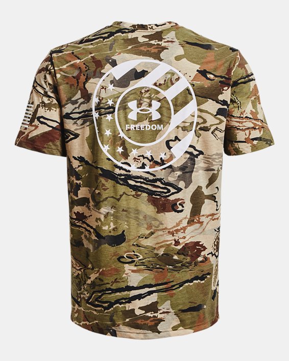 Men's UA Freedom Camo T-Shirt, Brown, pdpMainDesktop image number 5